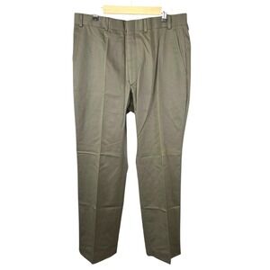 Orvis Mens Sage Green 100% Cotton Chino Trousers Made in USA  Size 36